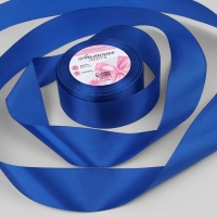 Лента атласная, 40 мм &times; 23 &plusmn; 1 м, цвет синий №40