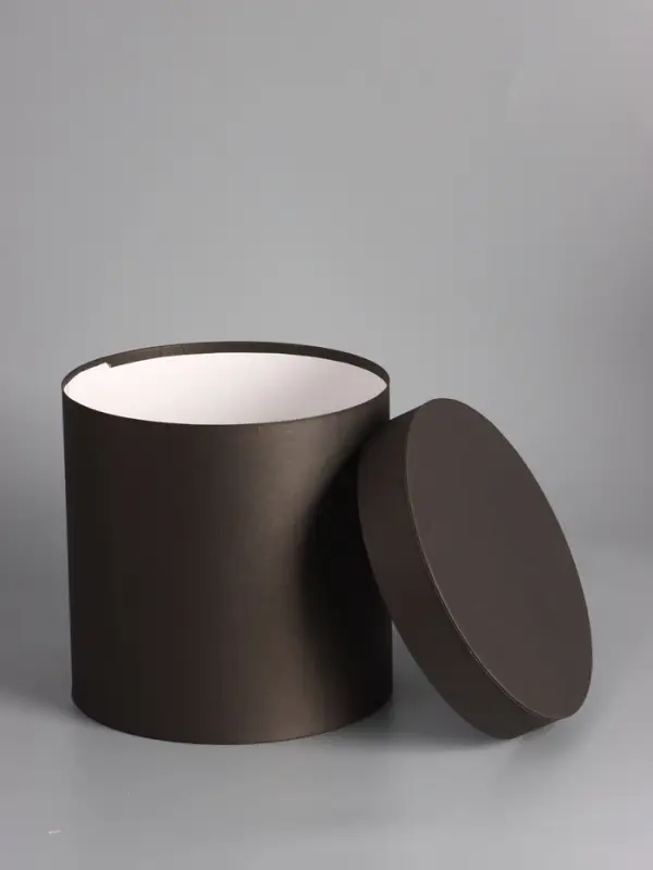 Шляпная коробка черная, 23 х 23 см