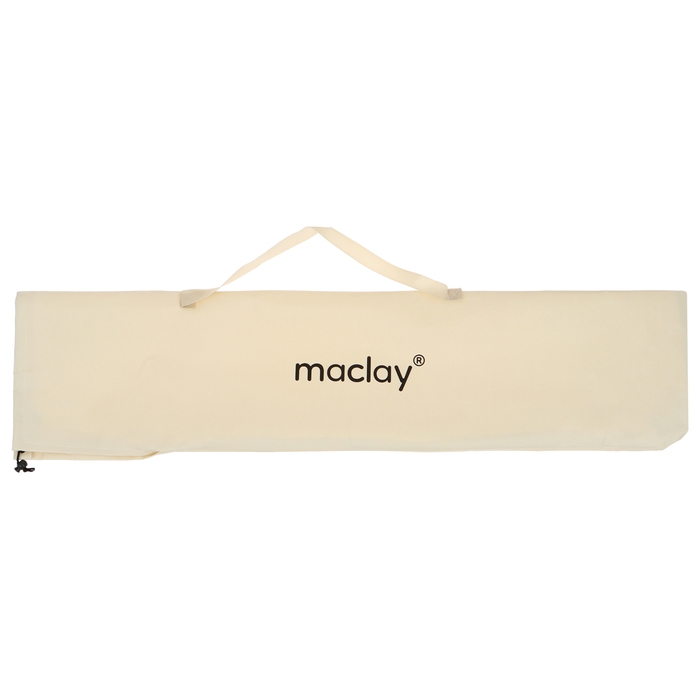 Кресло складное maclay, с подстаканником, 48 х 48 х 76 см, до 100 кг, цвет бежевый Кресло складное maclay, с подстаканником, 48 х 48 х 76 см, до 100 кг, цвет бежевый