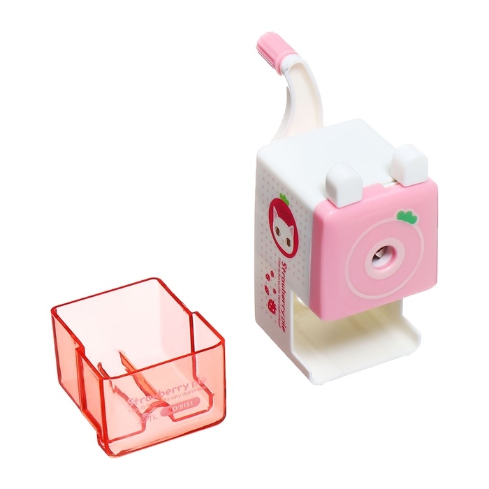 Точилка механическая с контейнером Классика Розовый Точилка механическая с контейнером Классика Розовый