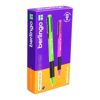 Ручка шариковая автоматическая 0.7 мм, Berlingo "Multicolor", микс 4 цвета Ручка шариковая автоматическая 0.7 мм, Berlingo "Multicolor", микс 4 цвета