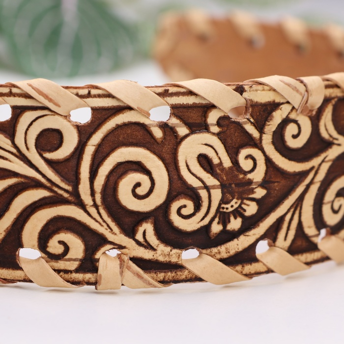 Ободок «Орнамент», береста Ободок «Орнамент», береста