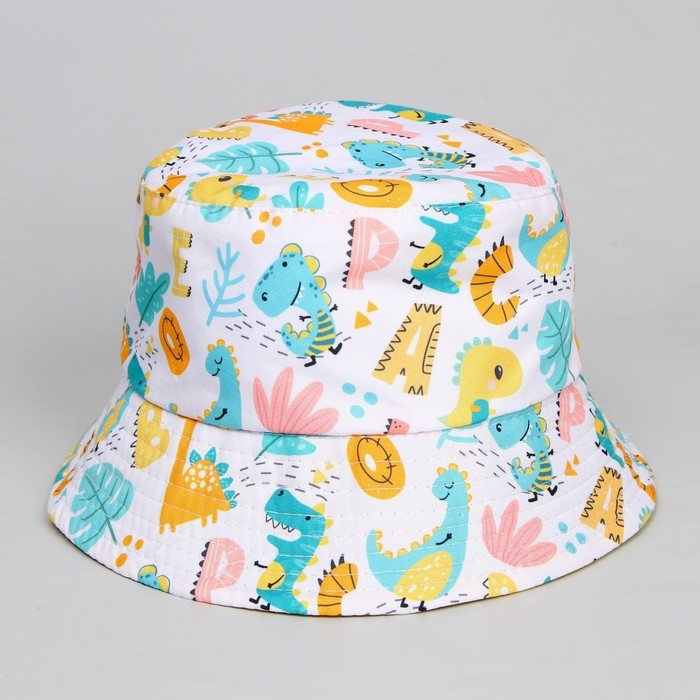 Панама детская для девочки &laquo;Дино&raquo;, р-р. 52-54 см