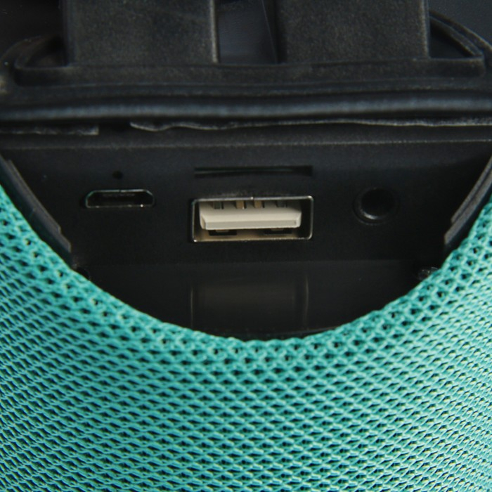 Портативная колонка Luazon LAB-52, 6 Вт, microSD, AUX, USB, зеленая Портативная колонка Luazon LAB-52, 6 Вт, microSD, AUX, USB, зеленая