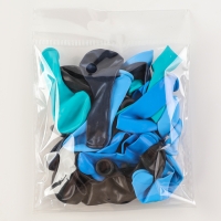 Шар латексный 5" &laquo;Синее настроение&raquo;, набор 25 шт., цвета МИКС