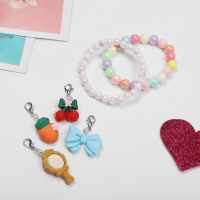 Набор &laquo;Выбражулька&raquo; 6 предметов: 2 браслета, 4 сменных подвески, бьюти, цвет МИКС