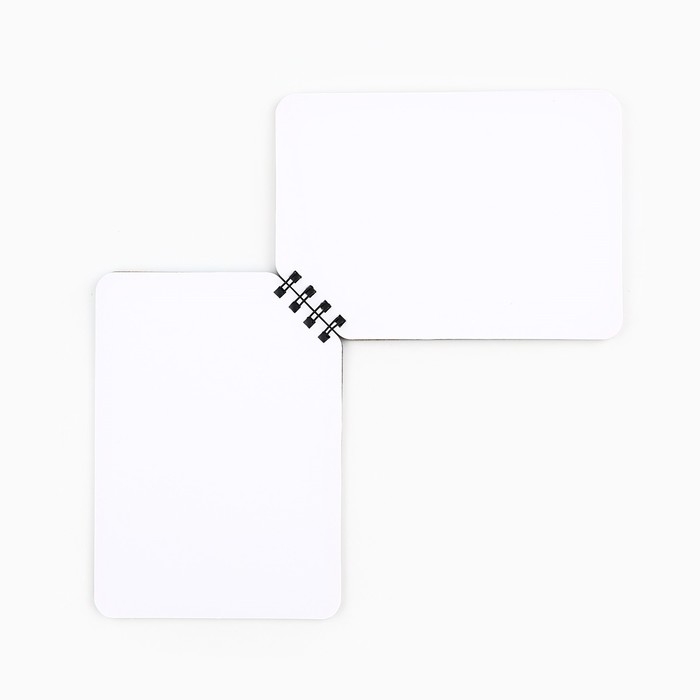 Блокнот А6, 40 листов на скошенном гребне. Белые листы. &laquo;Панда&raquo;