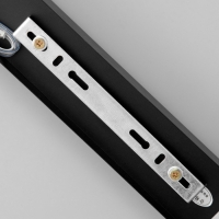 Светильник "Изгибы" LED 32Вт 6000К чёрный 100х18-110 см