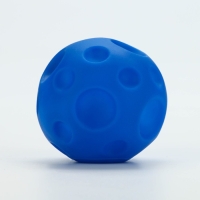 Игрушки для собак. Мячик с пищалкой &laquo;Синий&raquo;, d=6,5 см