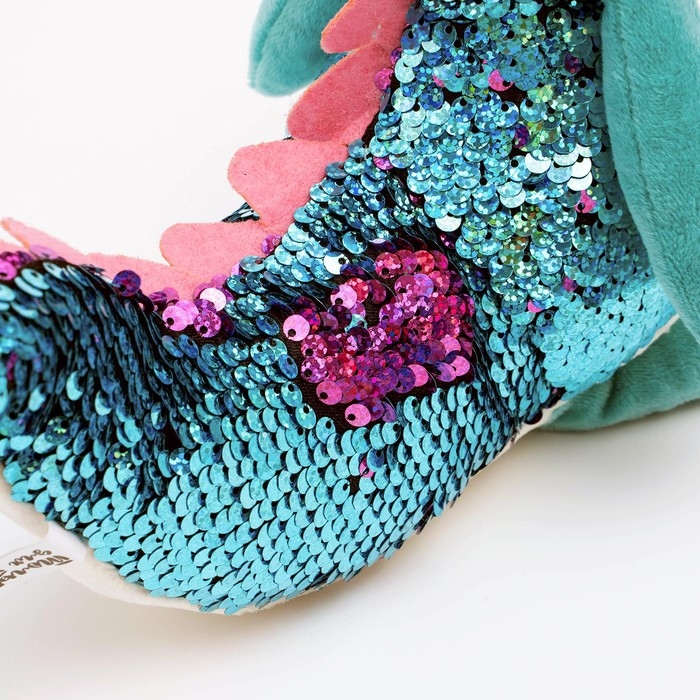 Мягкая игрушка &laquo;Дракон&raquo;, 22,5 см, цвет голубой