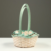 Набор корзин плетеных (бамбук),19xH7,5X9,5x31см,22x9x11x34,24x9x11см,5x35см, 3 шт, зеленый Набор корзин плетеных (бамбук),19xH7,5X9,5x31см,22x9x11x34,24x9x11см,5x35см, 3 шт, зеленый