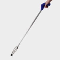 Захват для мусора алюминиевый, 99х12,5 см, ПВХ держатели