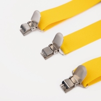 Подтяжки детские &laquo;Выбражулька&raquo;, ширина 2.5 см, бабочка, цвет жёлтый