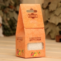 Соляной брикет куб "Цитрусовый" 200 г "Добропаровъ" апельсин, лимон, мандарин Соляной брикет куб "Цитрусовый" 200 г "Добропаровъ" апельсин, лимон, мандарин