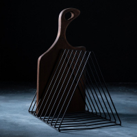 Подставка под разделочные доски Доляна &laquo;Лофт&raquo;, 26&times;18&times;21, цвет чёрный