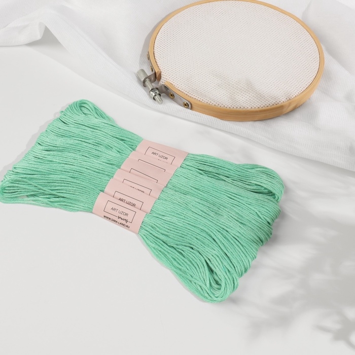 Набор ниток мулине №959, 8 ± 1 м, 6 шт, цвет морская вода Набор ниток мулине №959, 8 ± 1 м, 6 шт, цвет морская вода