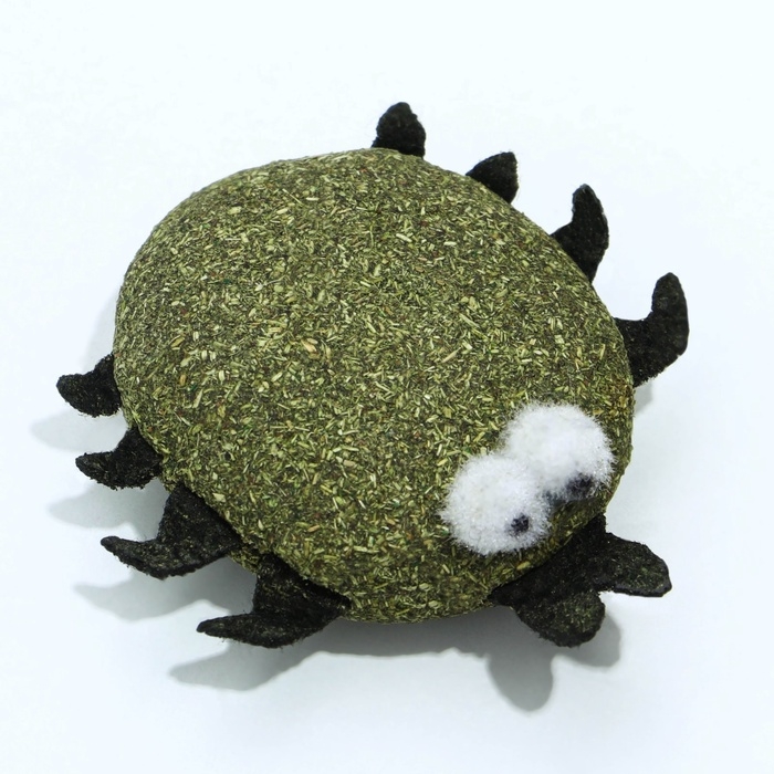 Игрушка для кошек «Жучок» из кошачьей мяты, 4 х 3.5 см Игрушка для кошек «Жучок» из кошачьей мяты, 4 х 3.5 см