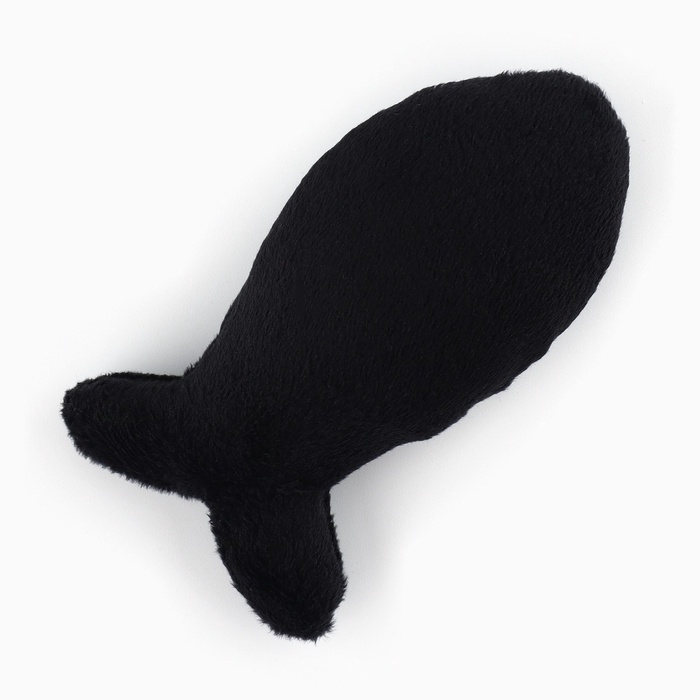 Игрушка для кошки &laquo;Рыбка&raquo; с кошачьей мятой, черная