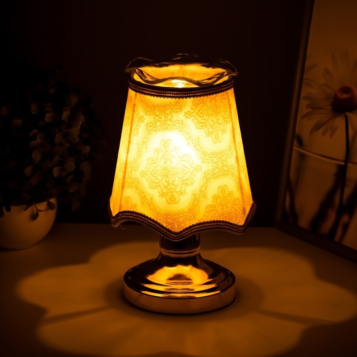 Аромасветильник сенсорный "Адель" G4 35Вт золото 16,5х16,5х25 см RISALUX