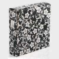 Этажёрка - фруктовница квадратная, 2 яруса, 29&times;29 см, 17&times;17 см, высота 43 см, стекло