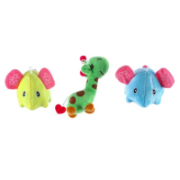 Дуга игровая музыкальная на кроватку, коляску &laquo;Слоники&raquo;, 42-68 см, музыкальная, погремушки, 3 игрушки, цвета МИКС, Крошка Я