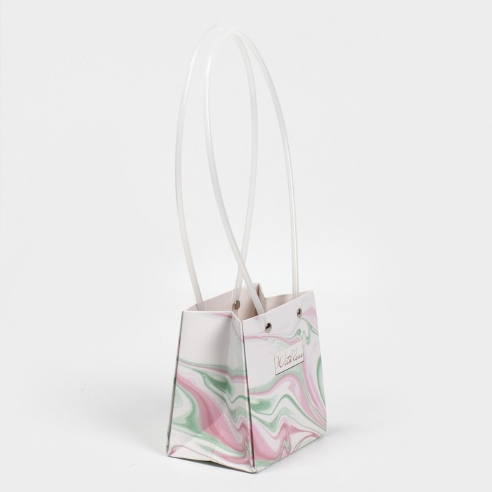 Пакет влагостойкий для цветов With love, 11,5 х 12 х 8 см