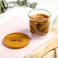 Стакан с подставкой &laquo;Доброе утро, чудо&raquo;, 300 мл