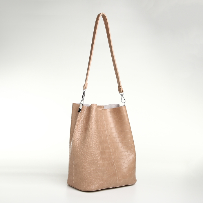 Сумка женская на магните TEXTURA, средний размер, цвет бежевый