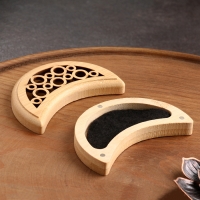 Набор благовоний с подставкой "Месяц", чёрный Набор благовоний с подставкой "Месяц", чёрный