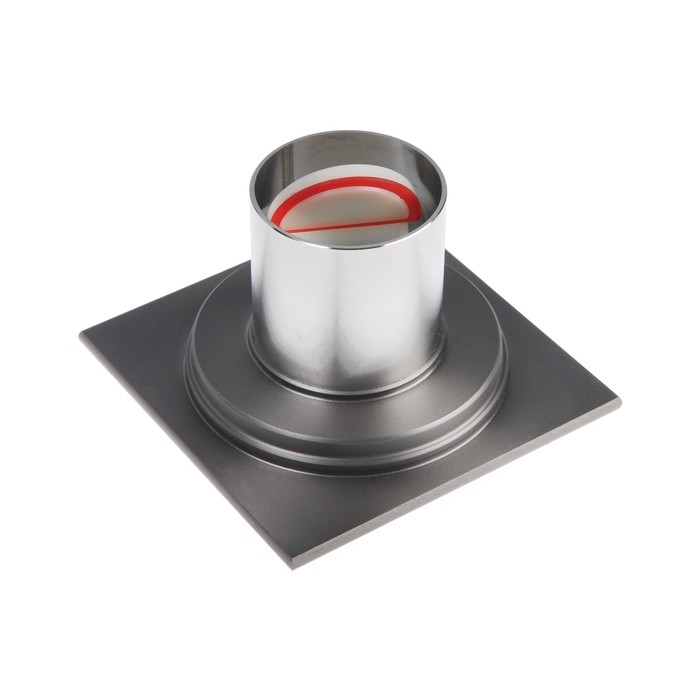 Трап AFLORN AF10510T-10, d=50 мм, вертикальный, 100х100 мм, латунь, графит Трап AFLORN AF10510T-10, d=50 мм, вертикальный, 100х100 мм, латунь, графит