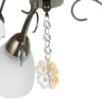 Люстра "Оливия" 3x40Вт E27 бронза 45х43х20 см