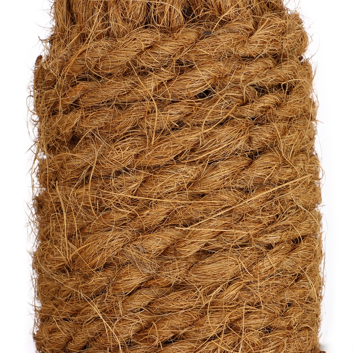 Канат кокосовый, кручёный, диаметр 12 мм, бухта 20 м, Greengo Канат кокосовый, кручёный, диаметр 12 мм, бухта 20 м, Greengo