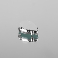 Стразы пришивные &laquo;Капля&raquo;, в оправе, 10 &times; 14 мм, 20 шт, цвет белый опал