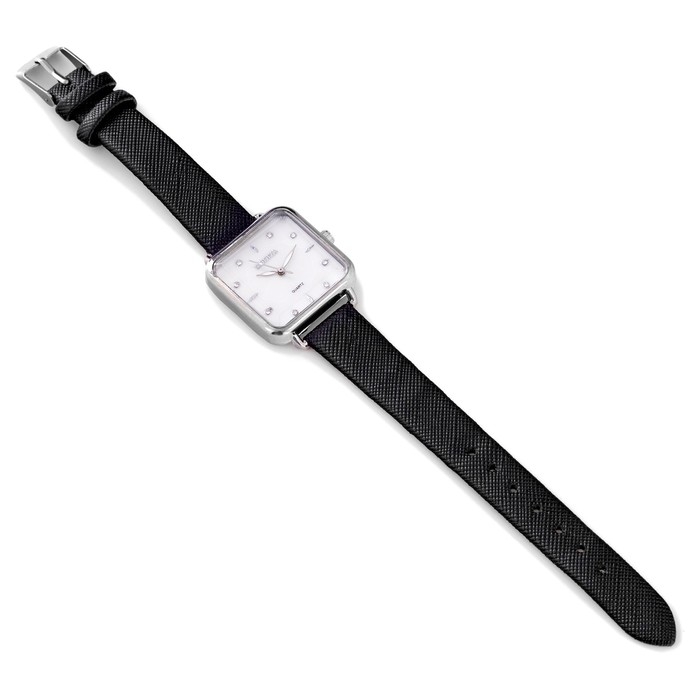 Часы наручные женские, 2.8 х 2.8 см, черный ремешок Часы наручные женские, 2.8 х 2.8 см, черный ремешок