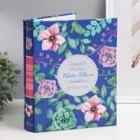 Фотоальбом на 100 фото 10х15 см "Лесные цветы" в коробке МИКС 26,5х21х5,3 см