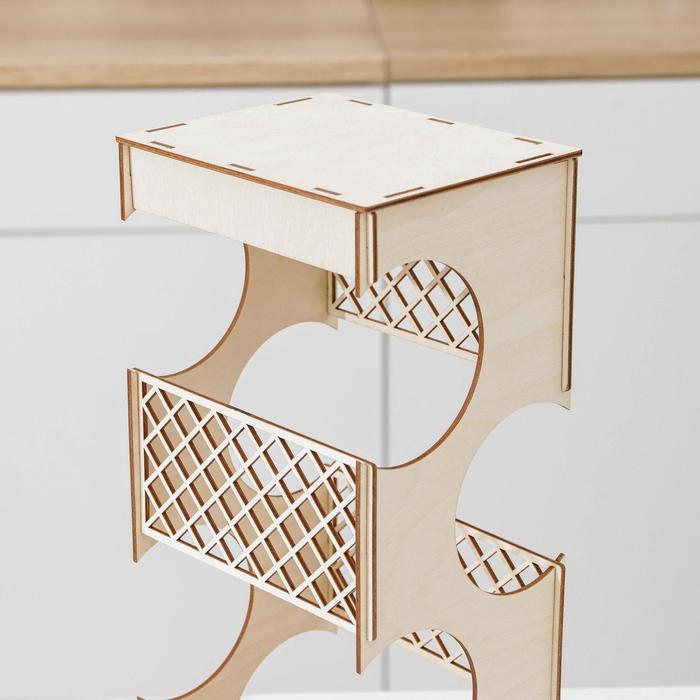 Подставка-минибар под 4 бутылки, 13&times;16&times;40 см