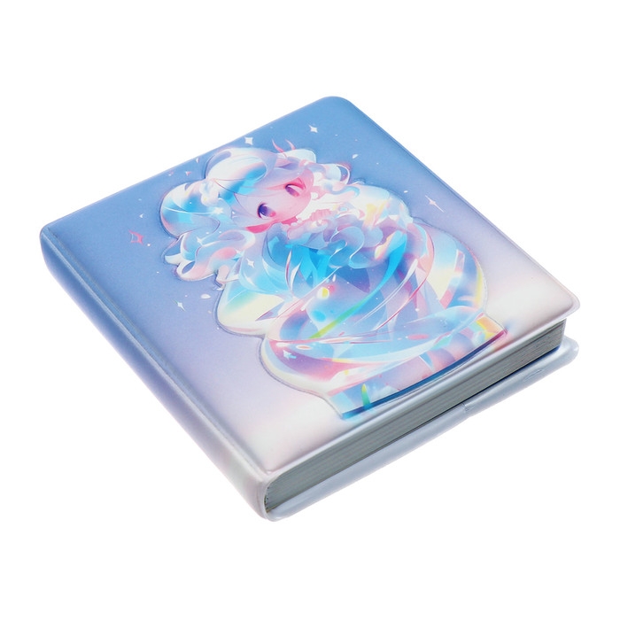 Записная книжка подарочная 96л,линия, цветной блок,обложка ПВХ 3D Аниме (9,5х10,5см)