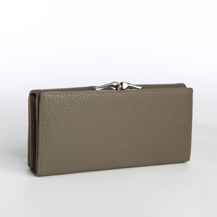 Кошелёк женский на магните, цвет хаки