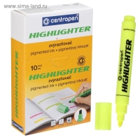 Маркер текстовыделитель 4.6 Centropen 8852, флуоресцентный, цвет жёлтый Маркер текстовыделитель 4.6 Centropen 8852, флуоресцентный, цвет жёлтый