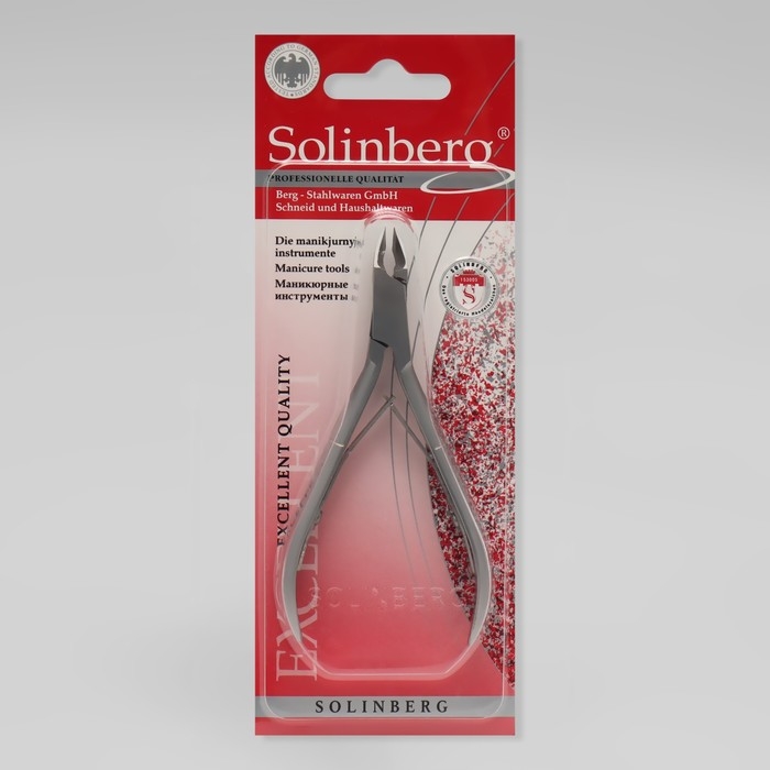 Кусачки маникюрные для кутикулы, двойная пружина, 10,5 см, длина лезвия - 6 мм, в блистере, цвет матовый серебристый, CN-373 S/ST Кусачки маникюрные для кутикулы, двойная пружина, 10,5 см, длина лезвия - 6 мм, в блистере, цвет матовый серебристый, CN-373 S/ST