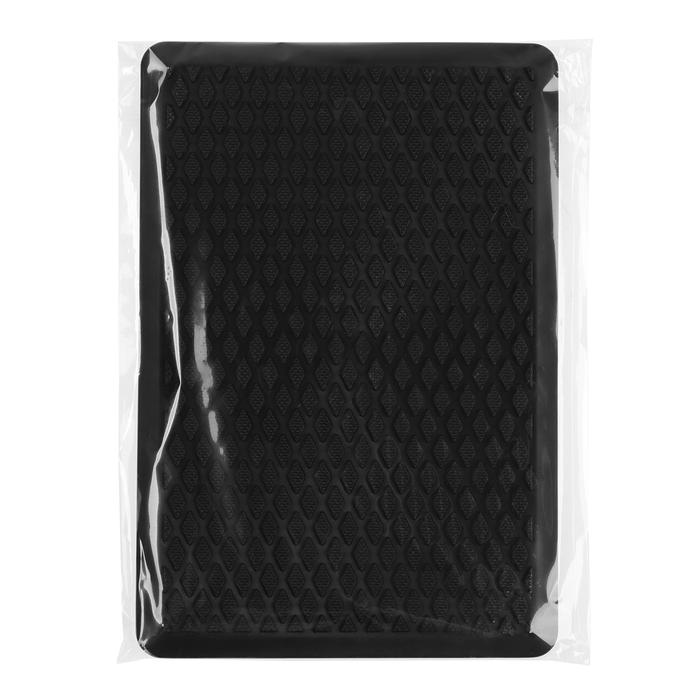 Подпятник для ковриков Eco-cover, Ромб, винты 6 шт, черный, ТЭП