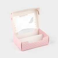 Коробка для эклеров с вкладышами &laquo;Самой прекрасной&raquo;, 15 х 10 х 5 см