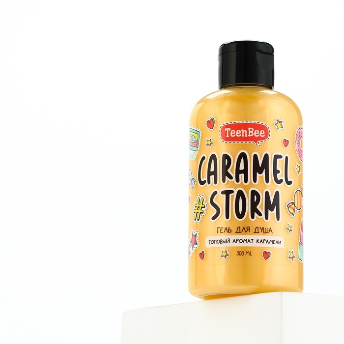 Гель для душа, увлажнение, 300 мл, аромат карамели, TeenBee Гель для душа, увлажнение, 300 мл, аромат карамели, TeenBee