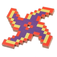 Деревянное оружие детское сувенирное &laquo;Пиксели&raquo;, 5 предметов