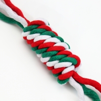 Игрушка канатная "Плетёнка", малая, до19 см, 25-29 г, микс цветов Игрушка канатная "Плетёнка", малая, до19 см, 25-29 г, микс цветов