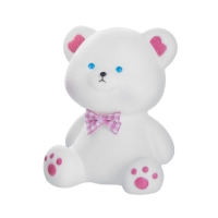 Ночник "Мишенька" LED 1Вт 3х LR44 белый 7х5х10см RISALUX Ночник "Мишенька" LED 1Вт 3х LR44 белый 7х5х10см RISALUX