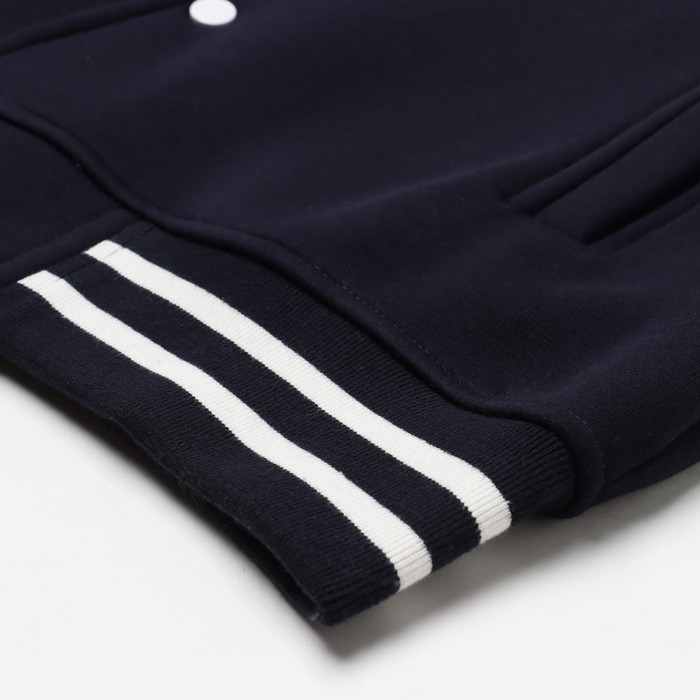 Бомбер мужской НАЧЁС, цвет тёмно-синий, размер 48 (L) Бомбер мужской НАЧЁС, цвет тёмно-синий, размер 48 (L)