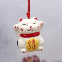 Сувенир керамика колокольчик "Манеки-неко Семья" 5х6,5х6,5 см Сувенир керамика колокольчик "Манеки-неко Семья" 5х6,5х6,5 см