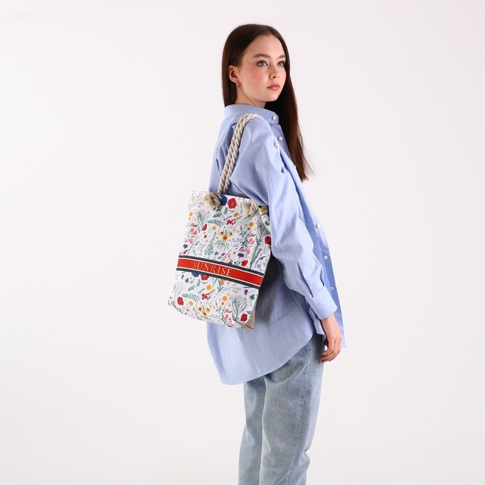 Сумка женская пляжная Сумка женская пляжная "Sunrise", 35х40 см