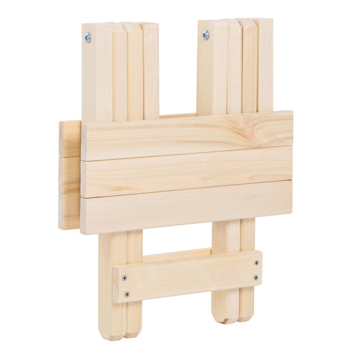 Табурет складной, 30×35×40см, из липы, Табурет складной, 30×35×40см, из липы, "Добропаровъ"